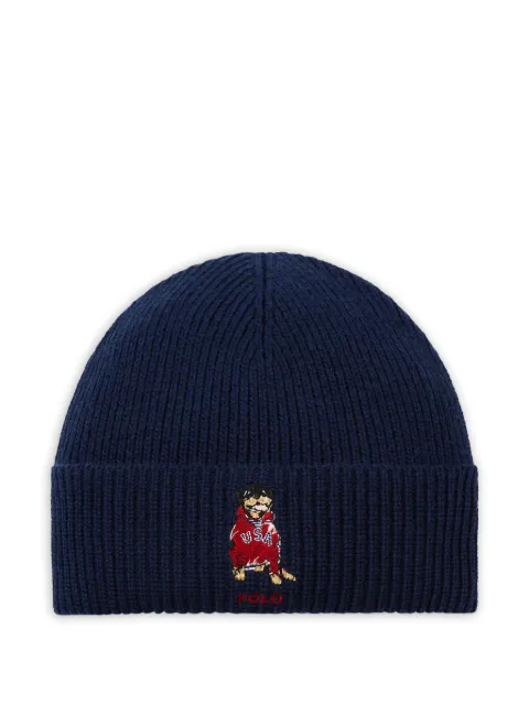 Polo Ralph Lauren blue beanie hat