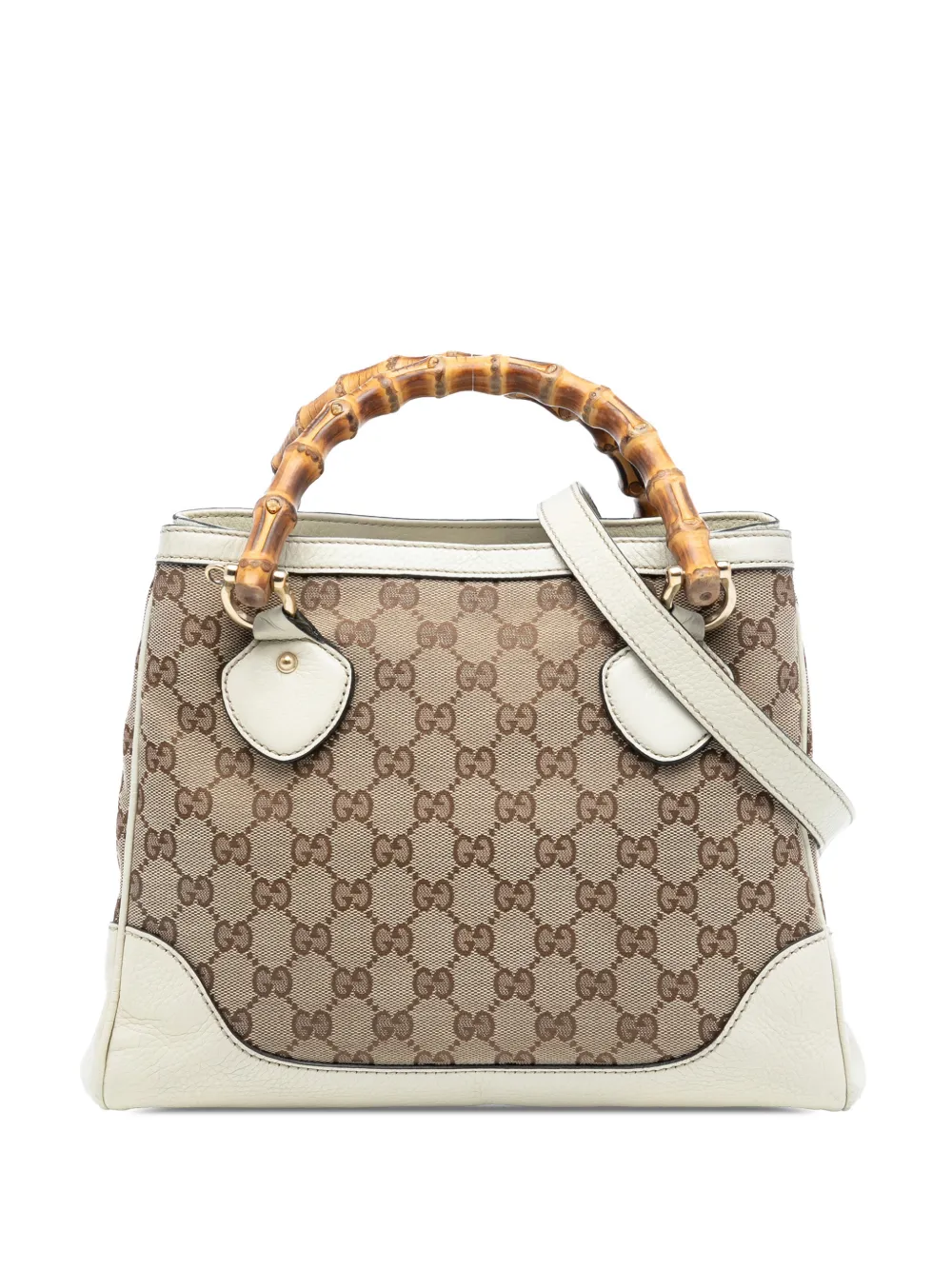 Gucci Pre-Owned Borsa tote Diana piccola in tela GG con manico in bambù 2016-2025 - Marrone