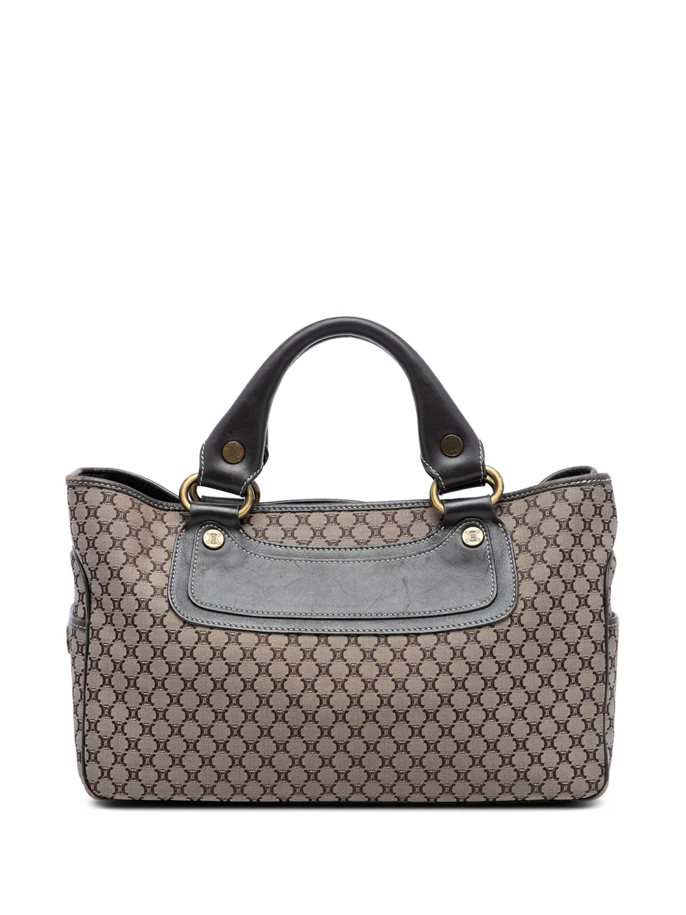 Celine Pre-Owned 20th Century Macadam Canvas Boogie handbag - Marrone