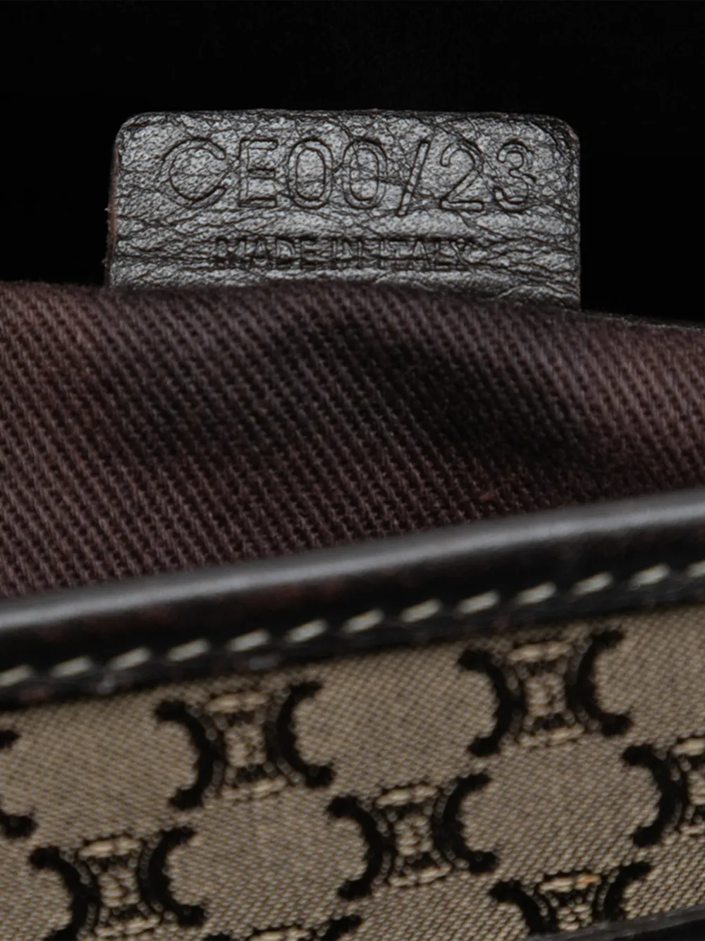 20th Century Macadam Canvas Boogie Handbag