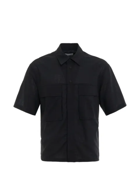 SOLID HOMME chest-pockets shirt
