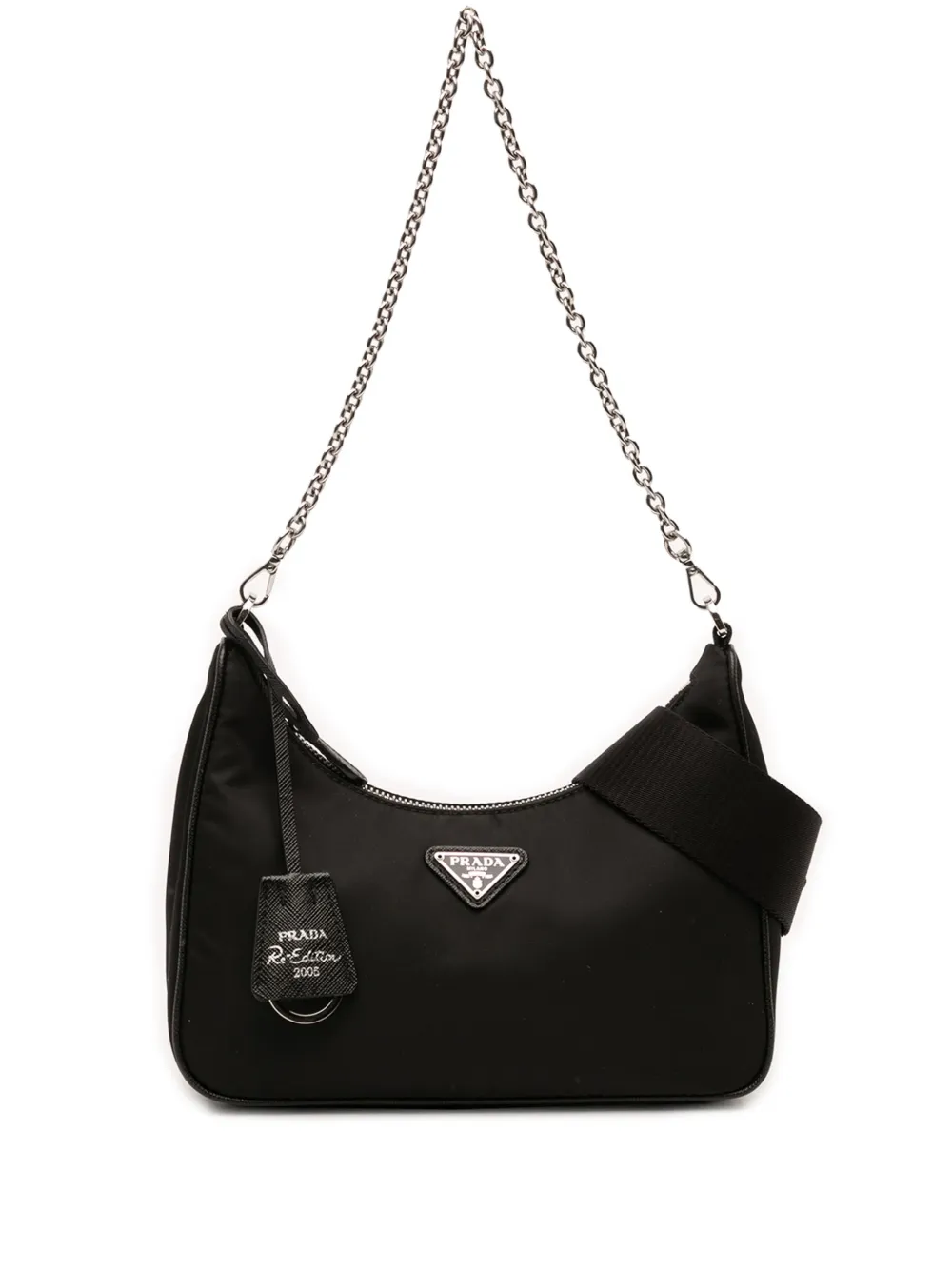 Prada Pre-Owned 2019-2025 Re Nylon Re Edition 2005 satchel - Nero