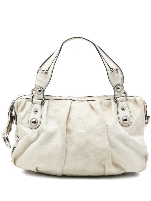 Gucci Pre-Owned 2016-2025 Guccissima Icon Bit satchel