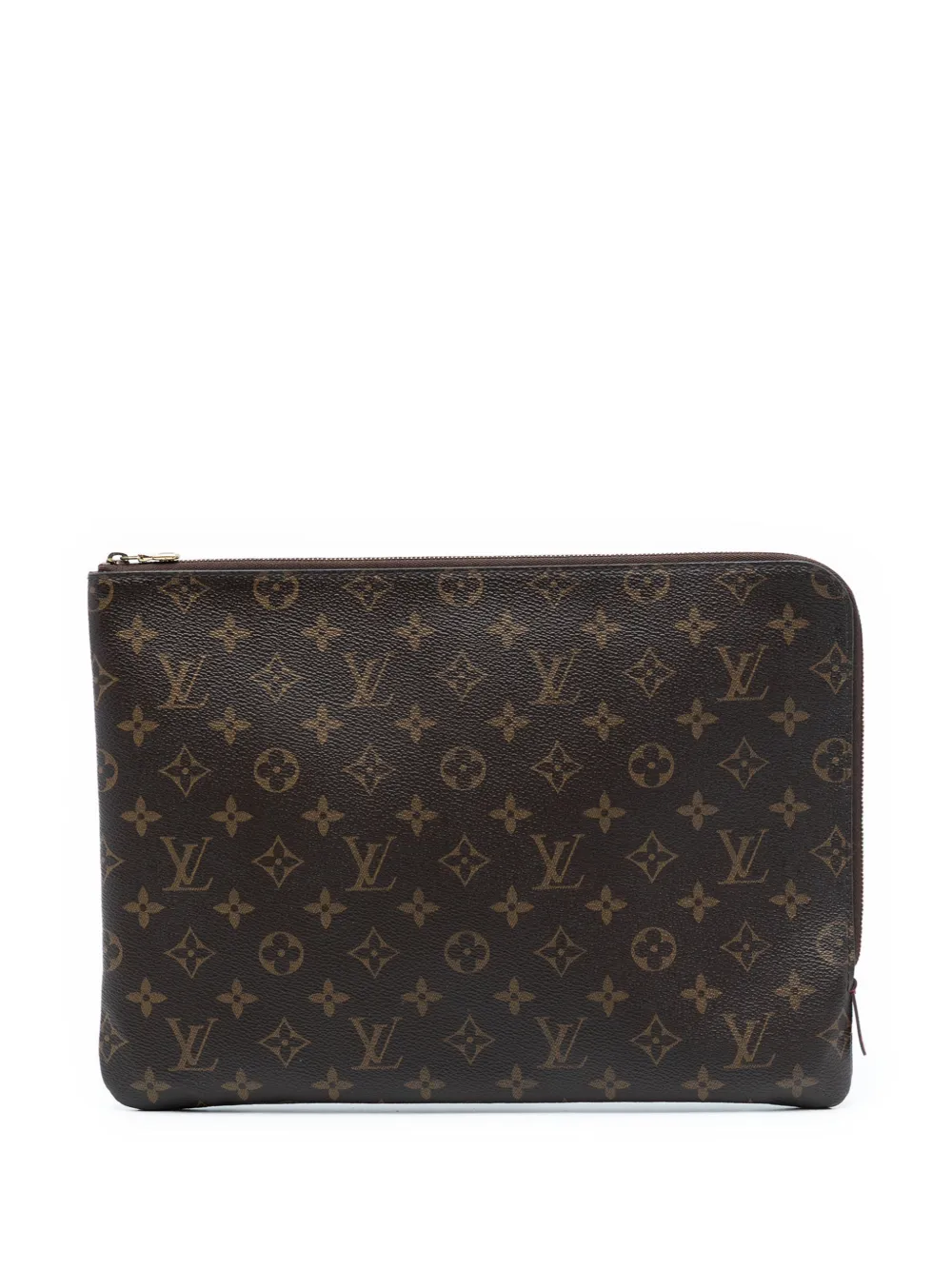 Louis Vuitton Pre-Owned 2017 Monogram Etui Voyage MM clutch bag - Marrone