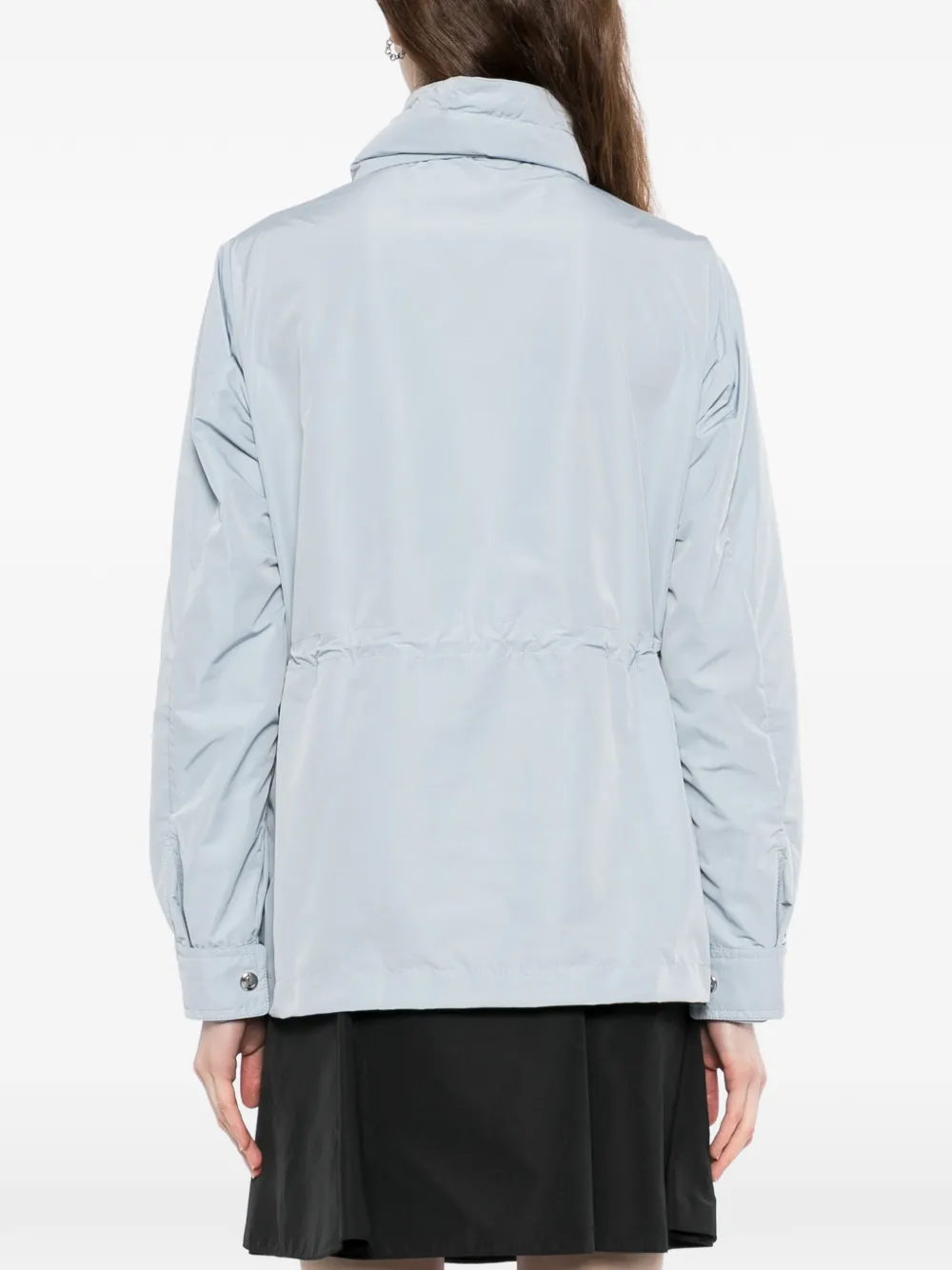 Moncler Enette jack met capuchon en rits Blauw