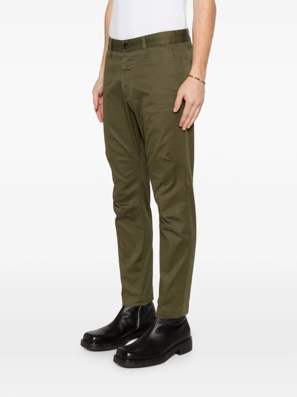 Knee-Detail Trousers