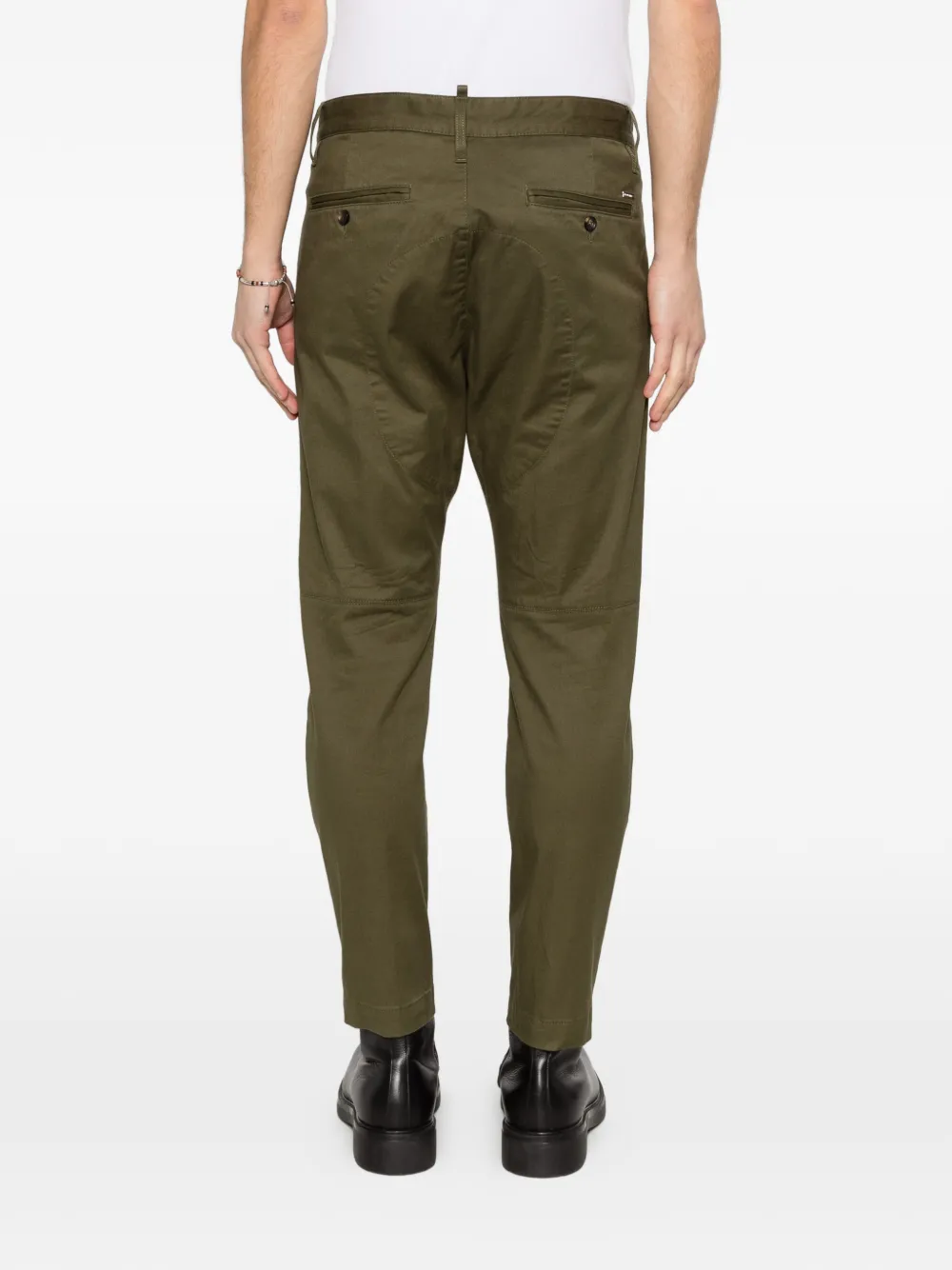 Knee-Detail Trousers