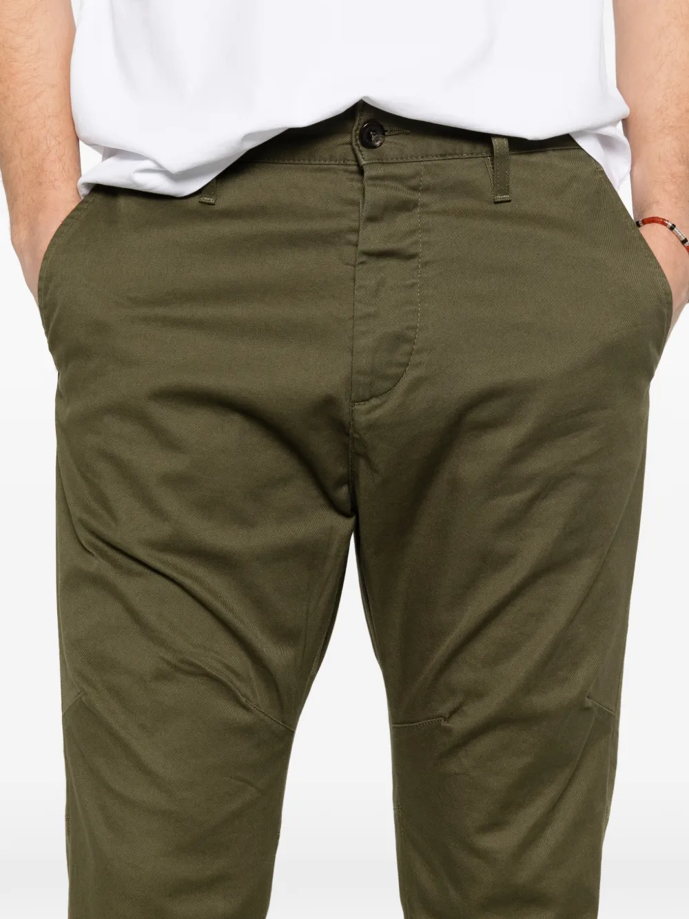 Knee-Detail Trousers