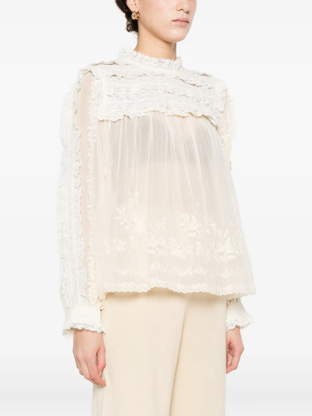 Ayda Embroidered Blouse