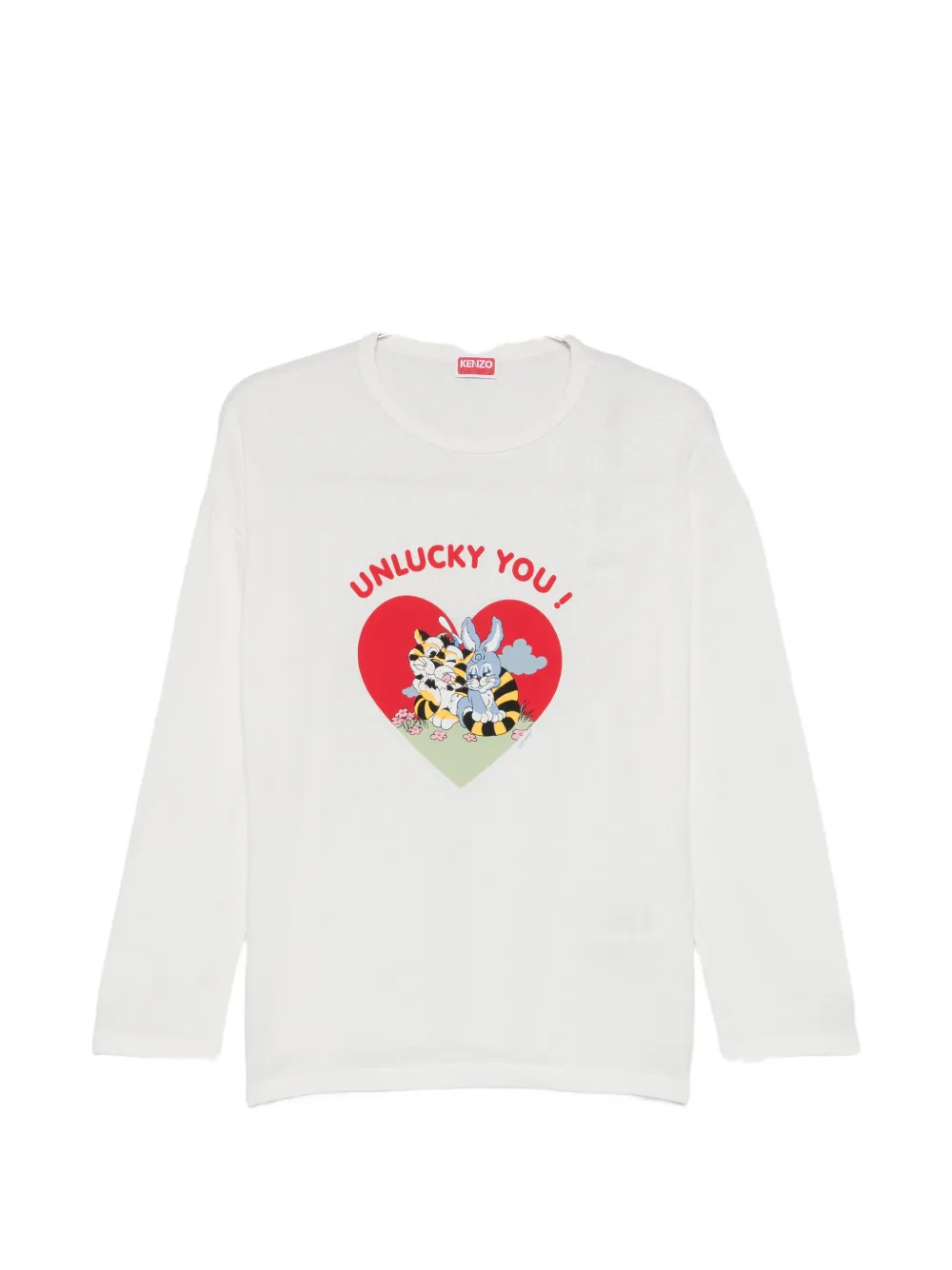 Kenzo graphic-print T-shirt - Bianco