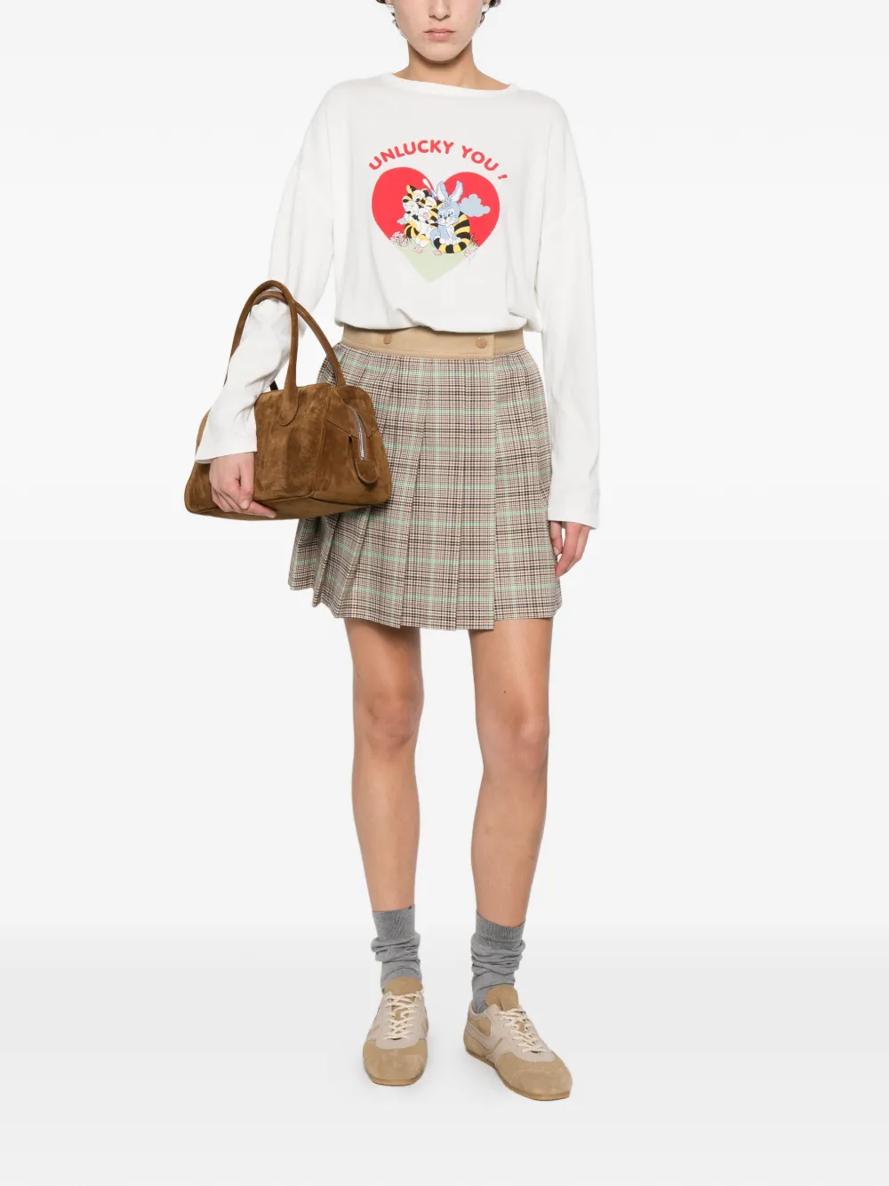 Kenzo T-shirt met grafische print Wit