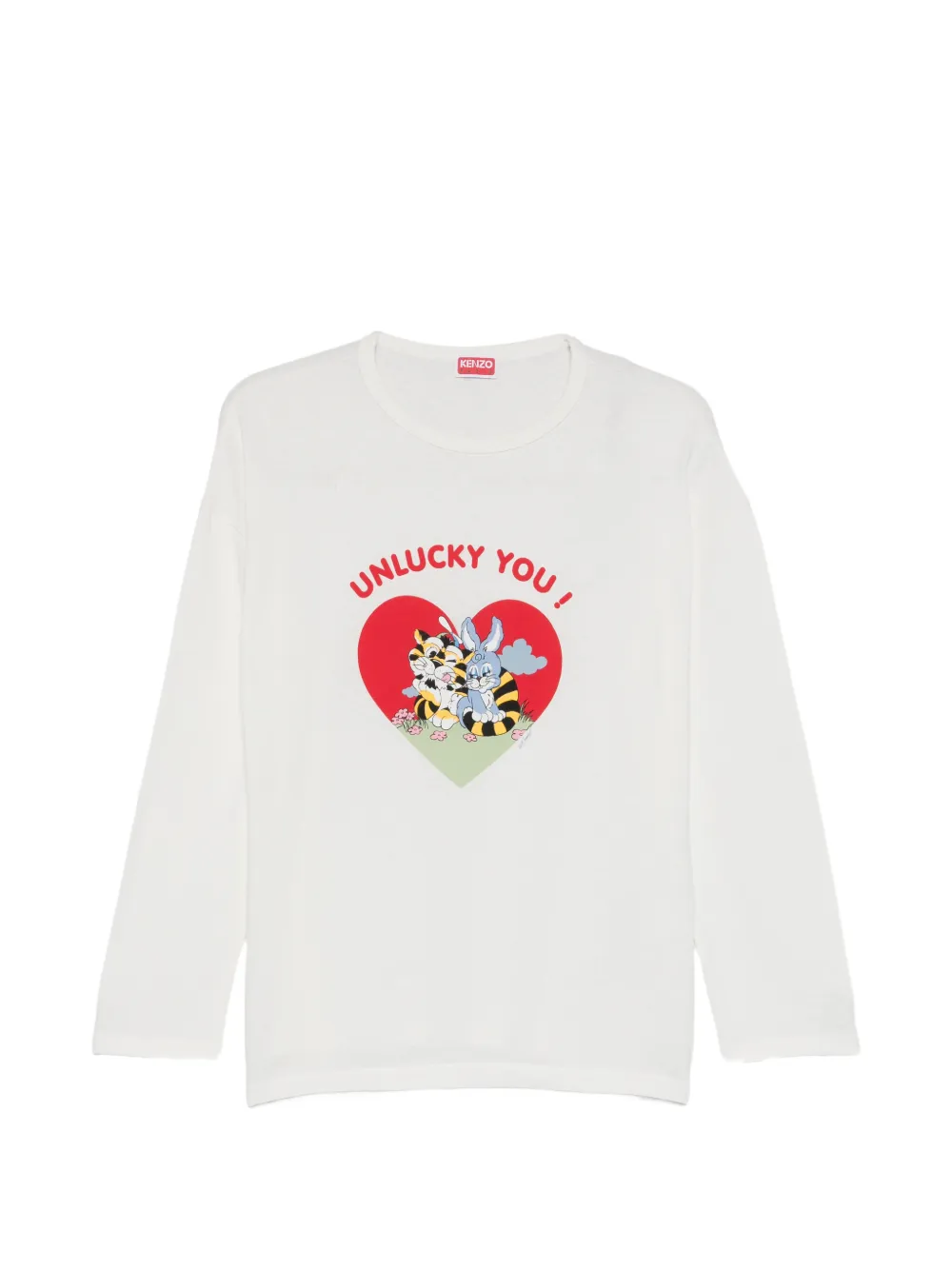 Kenzo graphic-print T-shirt - Bianco