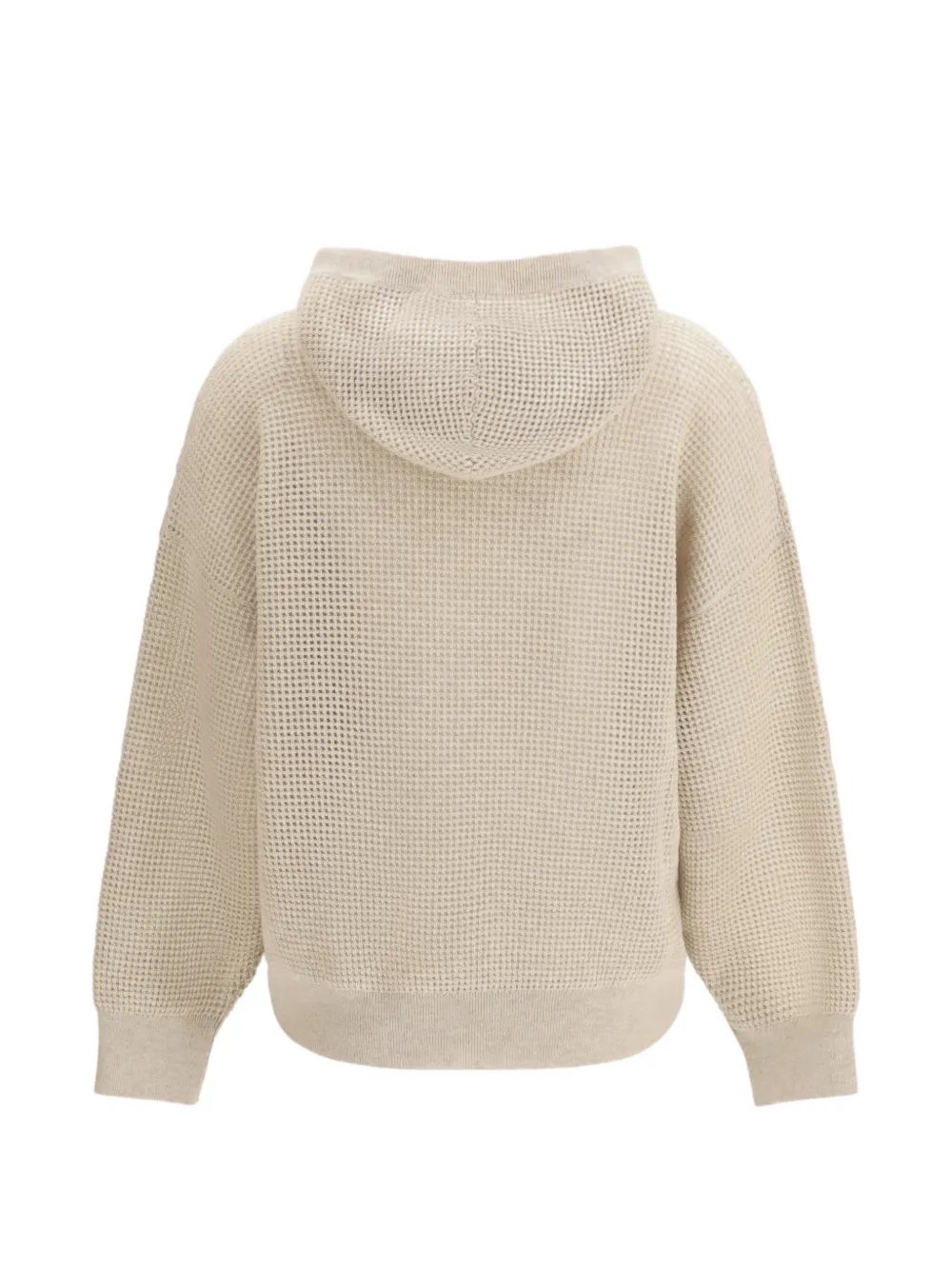 Waffle-Knit Hoodie