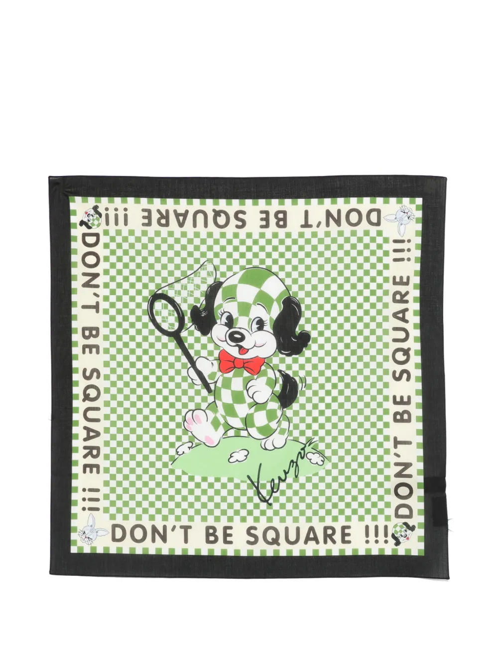 Kenzo check scarf - Verde