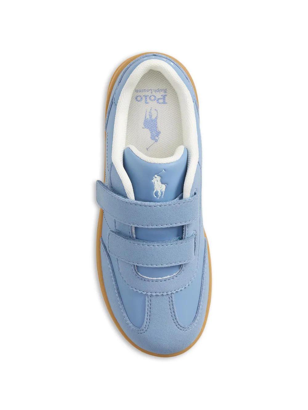 POLO RALPH LAUREN KIDS Sneakers met klittenband en pony-logo Blauw