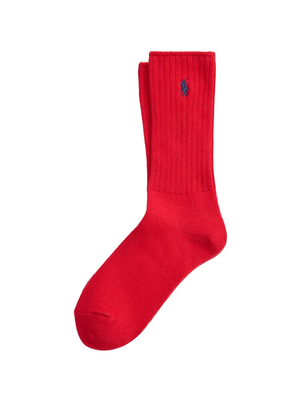 Polo Ralph Lauren Gerippte Socken mit Stickerei - Rot