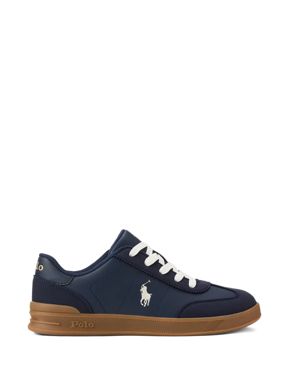 POLO RALPH LAUREN KIDS Sneakers met geborduurde pony Blauw