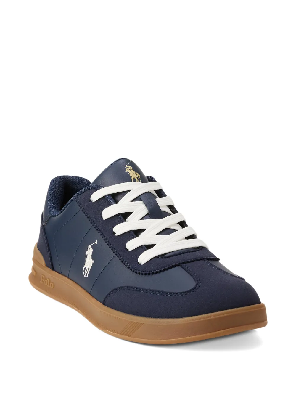 POLO RALPH LAUREN KIDS Sneakers met geborduurde pony Blauw