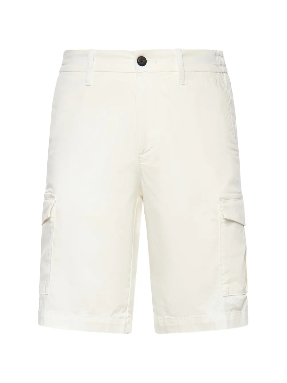 Eleventy butonned cargo shorts - Bianco
