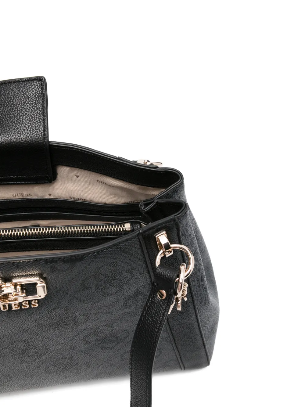 GUESS USA Karnilla shopper met monogramprint Grijs