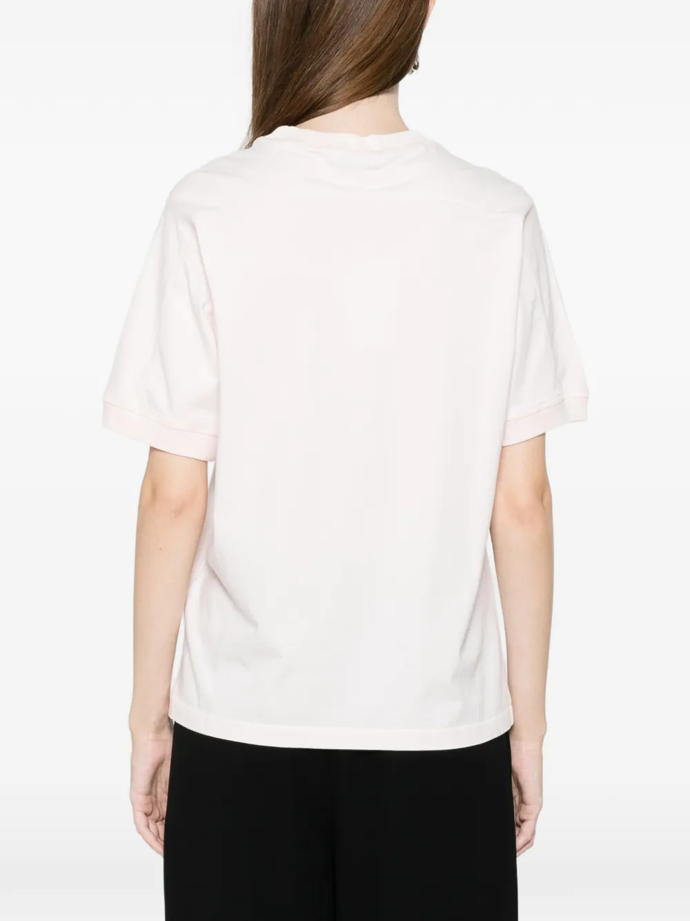 ANINE BING Jaylin T-shirt met ronde hals en korte mouwen Roze