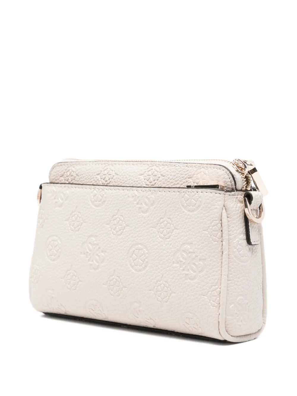  Guess Usa Small Logo-plaque Crossbody Bag - Neutrals 