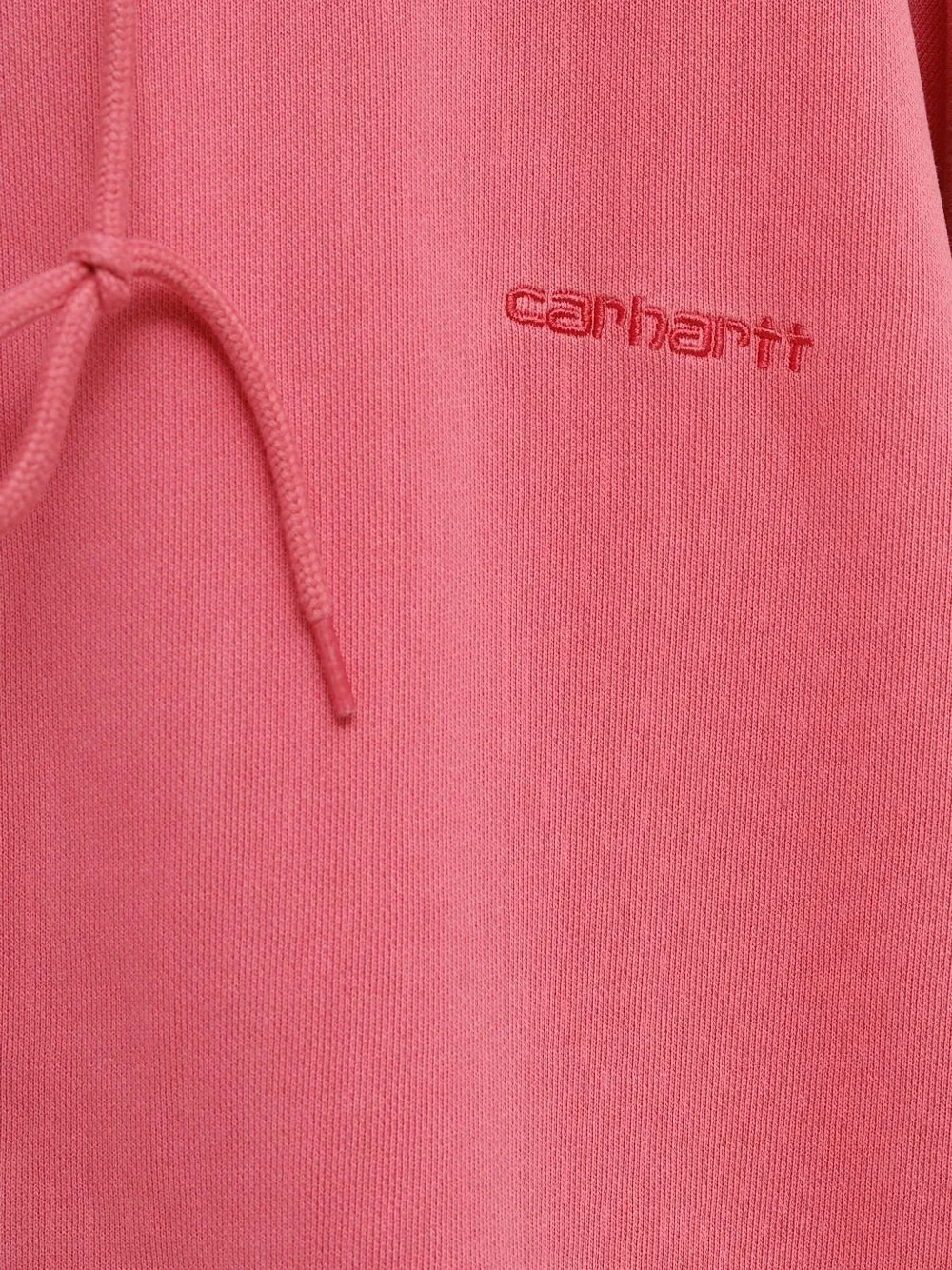 Carhartt WIP logo-embroidered zip-up Hoodie | Pink | FARFETCH