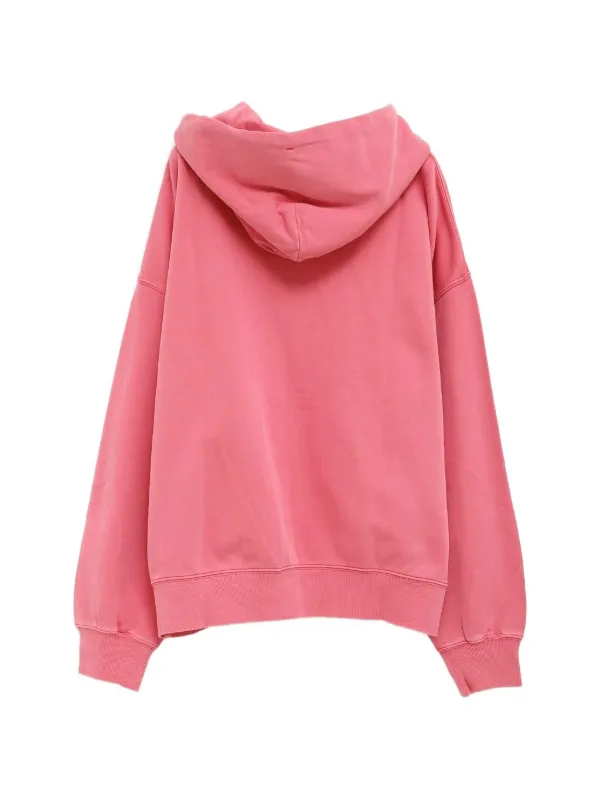 Carhartt WIP logo-embroidered zip-up Hoodie | Pink | FARFETCH AO