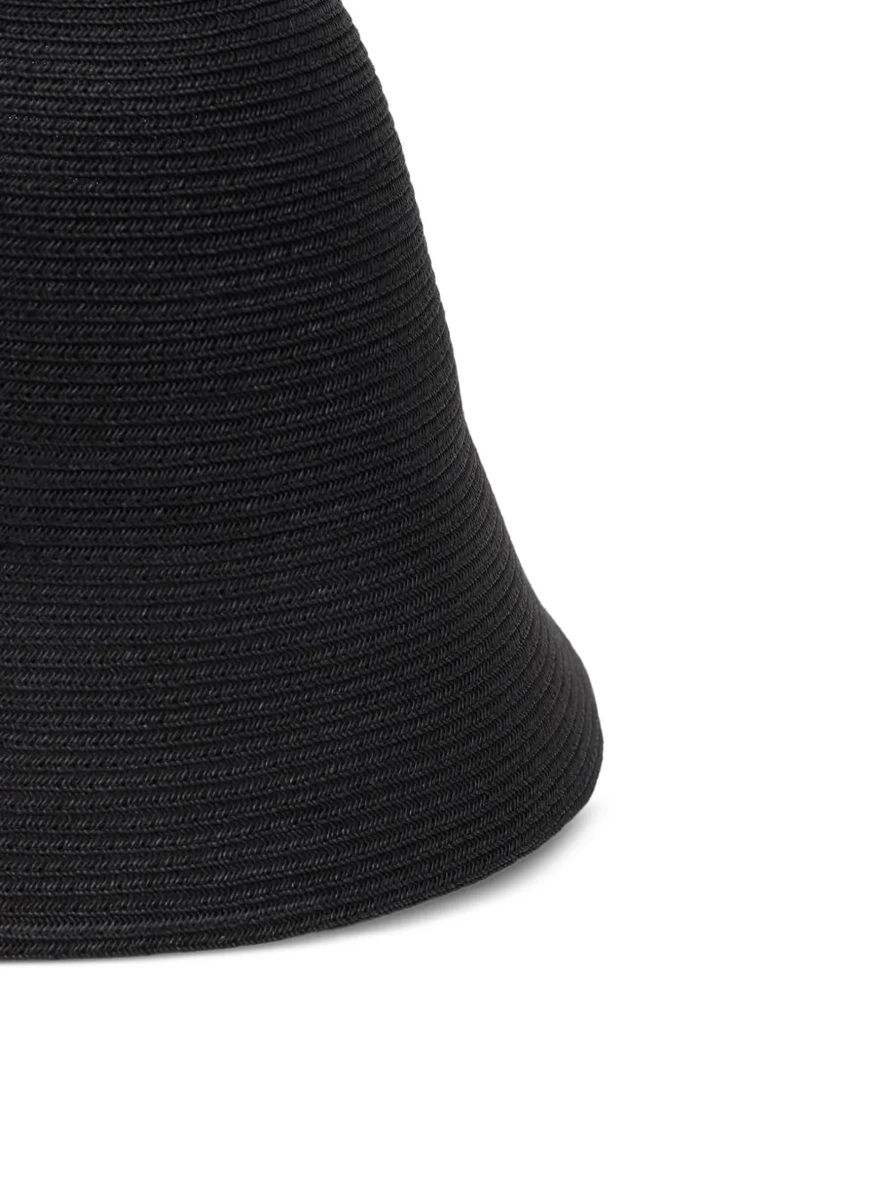 TOTEME Paper Sun Hat | Black | FARFETCH BE