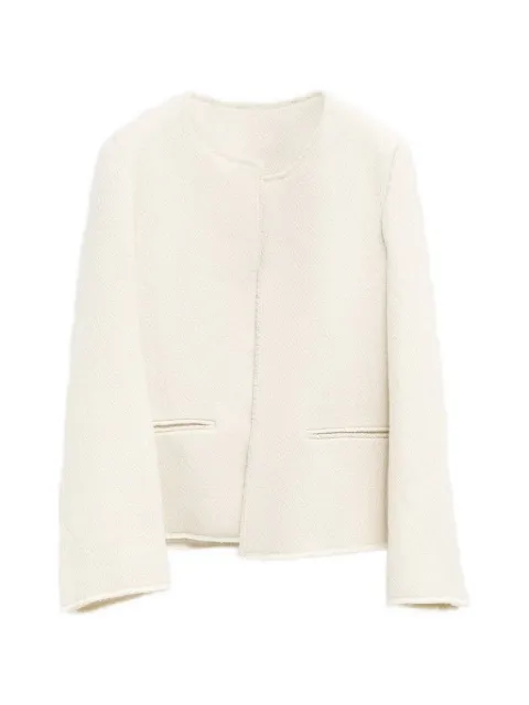 TOTEME frayed tweed jacket