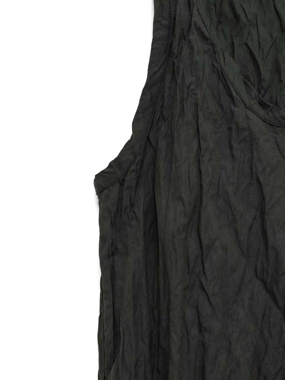 TOTEME Mouwloze jurk met textuur Groen