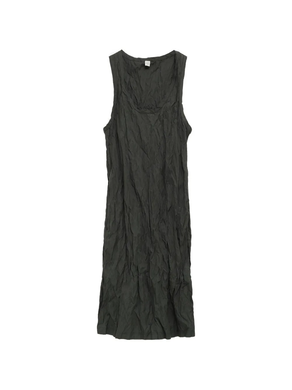 TOTEME textured sleeveless dress - Verde