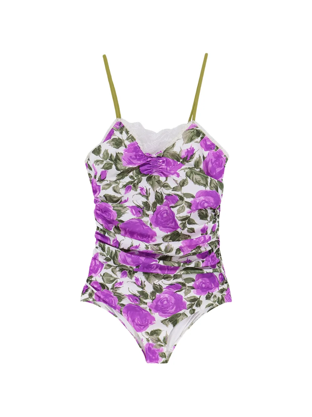 Chloé floral lace bodysuit - Weiß