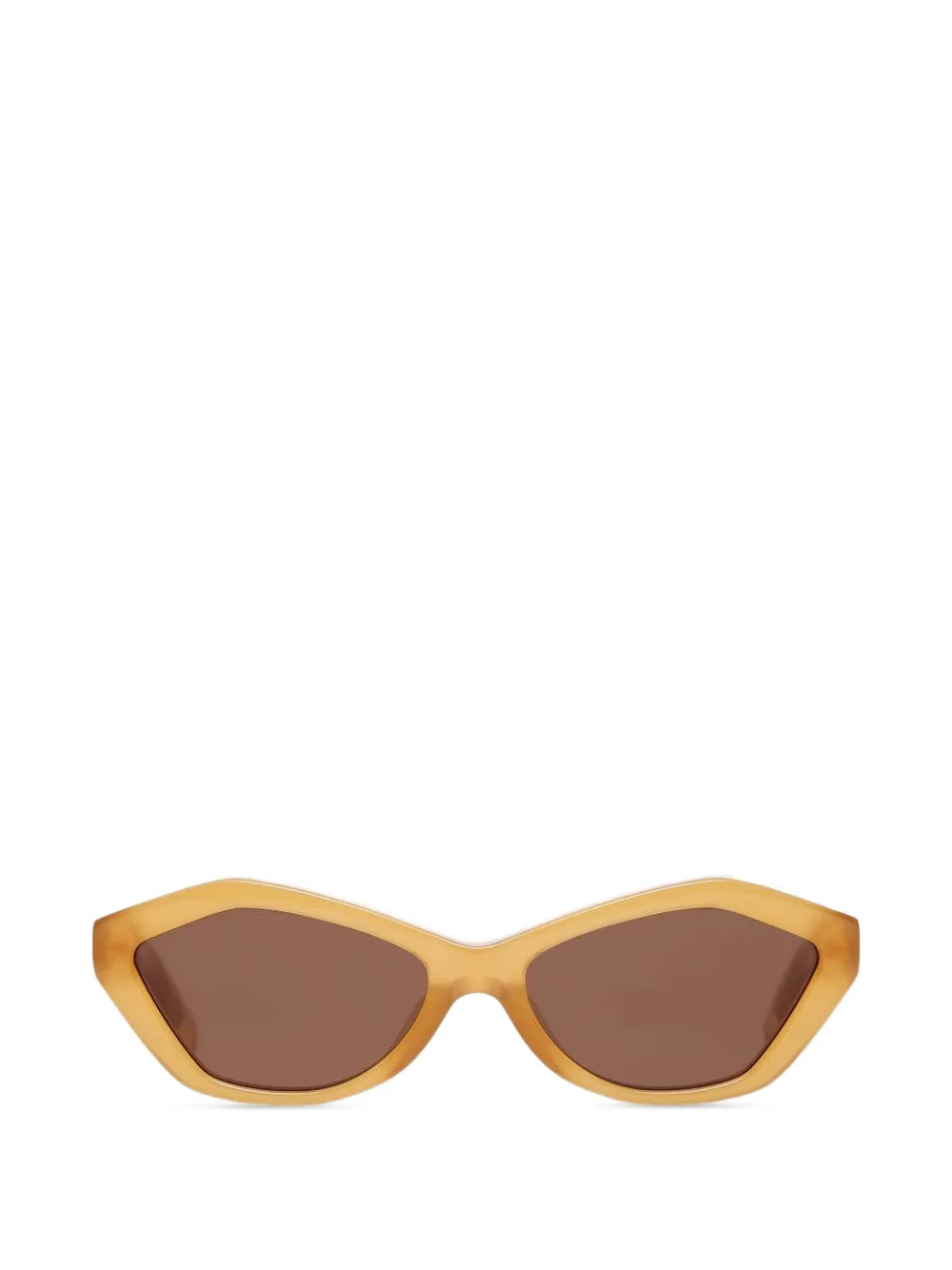 Jacquemus Bambino geometric-frame sunglasses - Giallo
