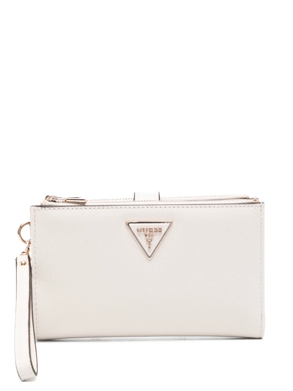 GUESS USA logo-plaque wallet - Toni neutri