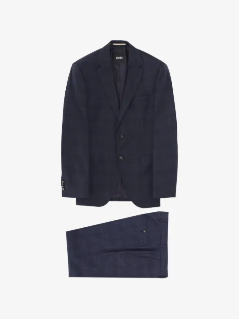 BOSS traje con motivo de cuadros