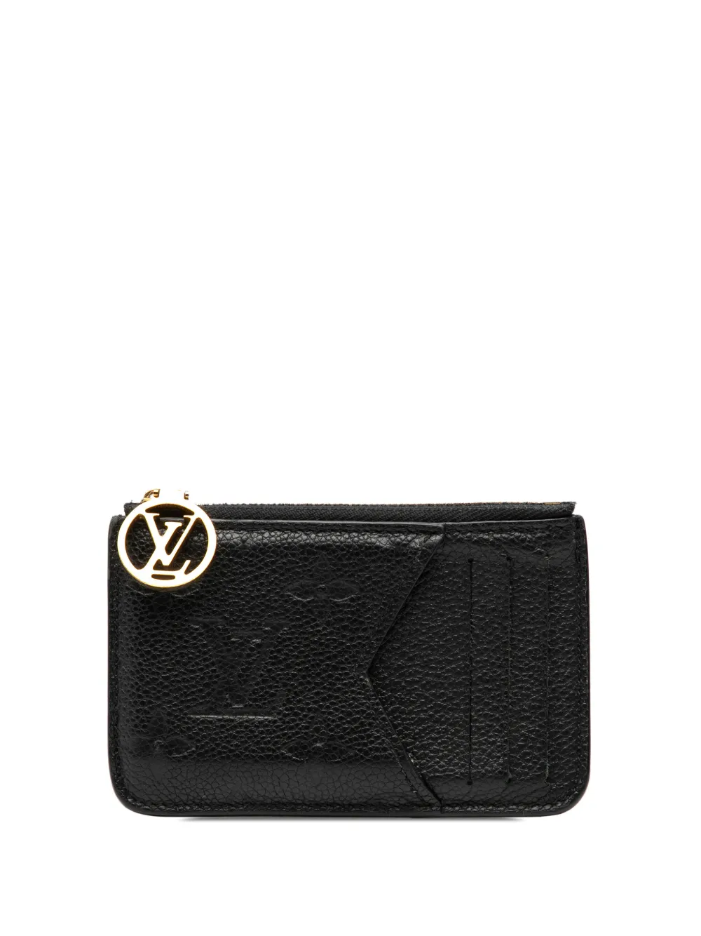 Louis Vuitton Pre-Owned 2021-2025 Monogram Empreinte Romy card holder - Nero