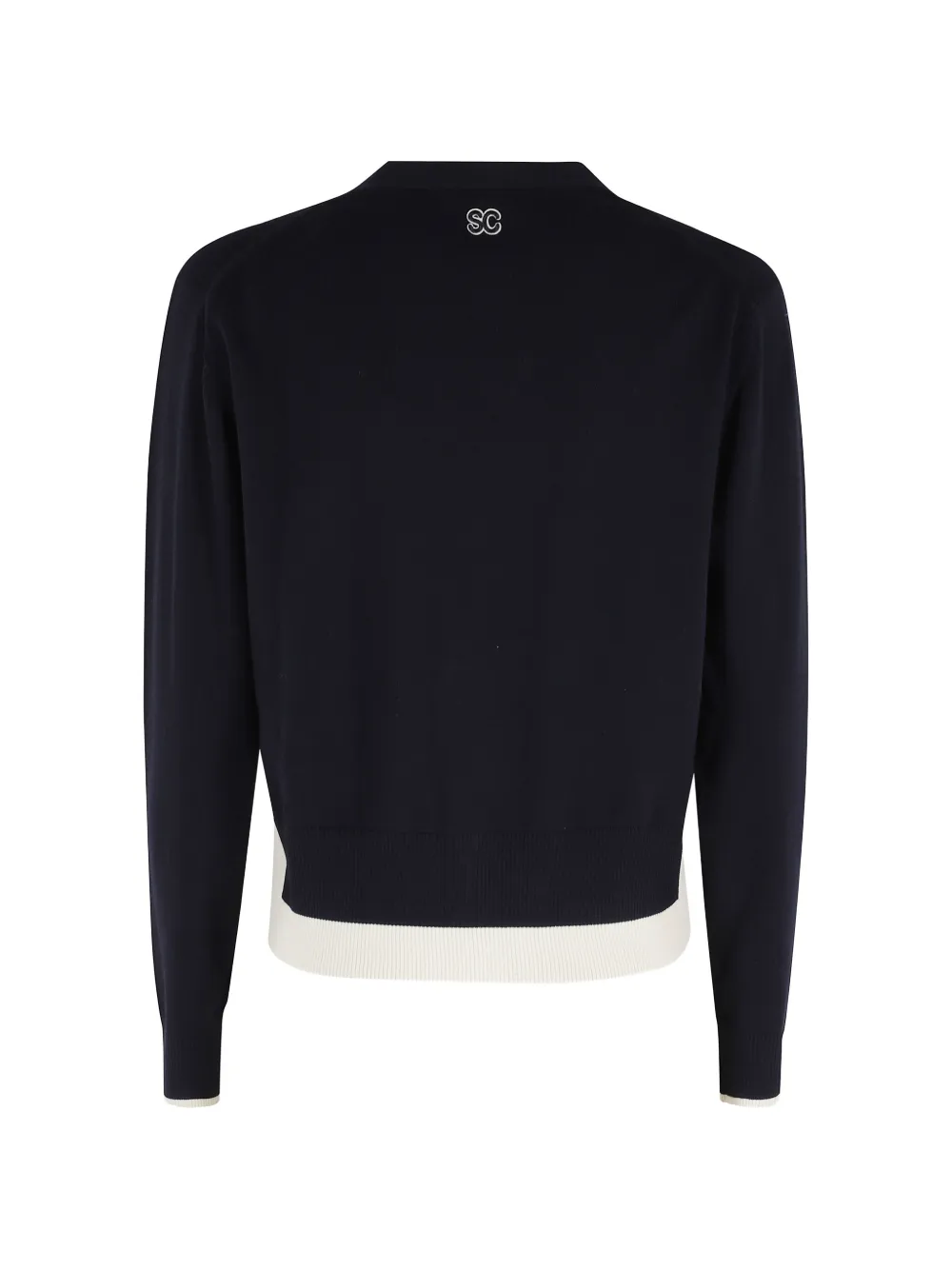  Semicouture V-neck Cardigan - Blue 