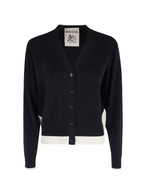 Semicouture V-neck cardigan