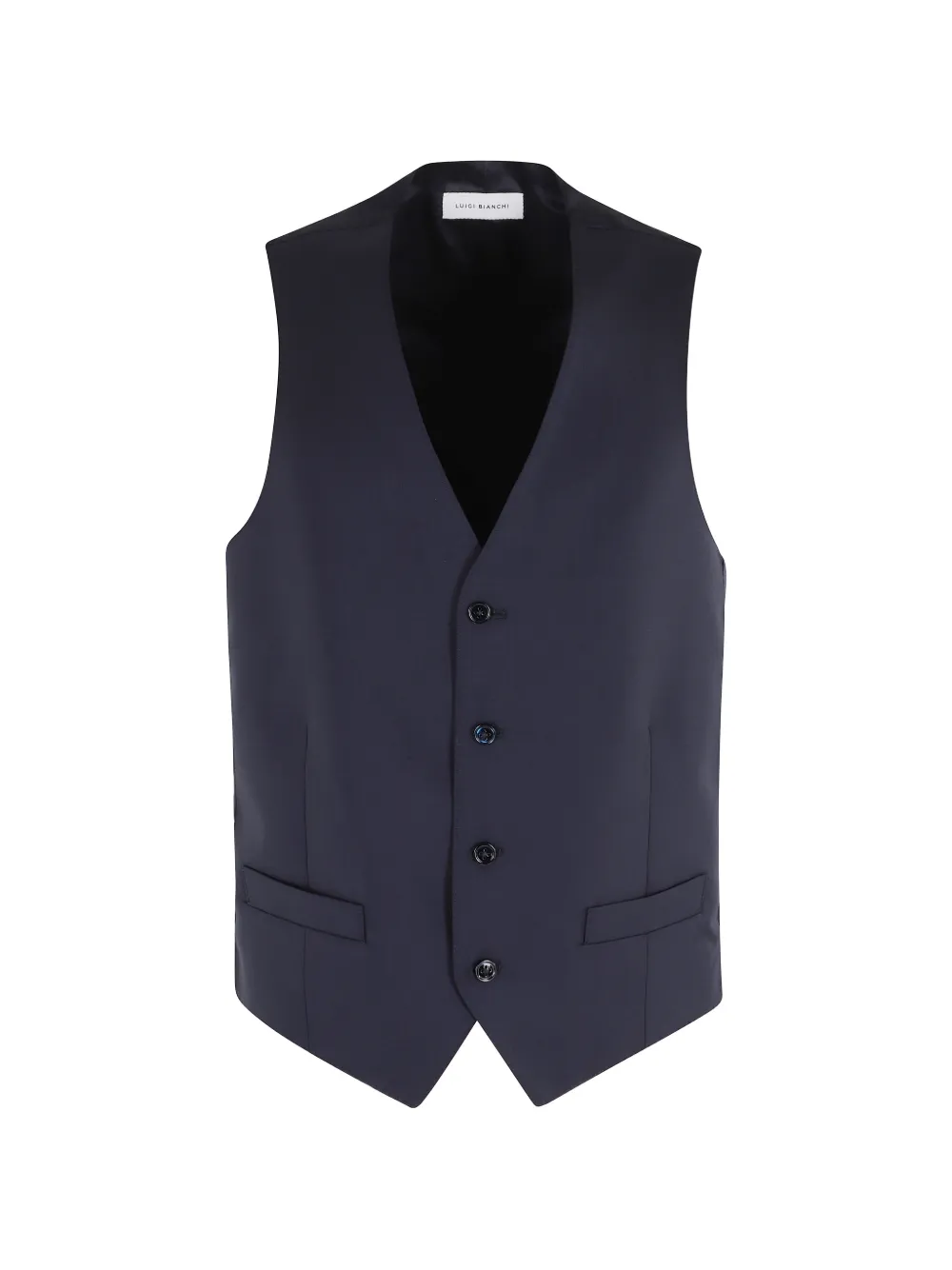 LUIGI BIANCHI MANTOVA button waistcoat - Blu