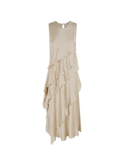 Antonelli ruffled asymmetric dress