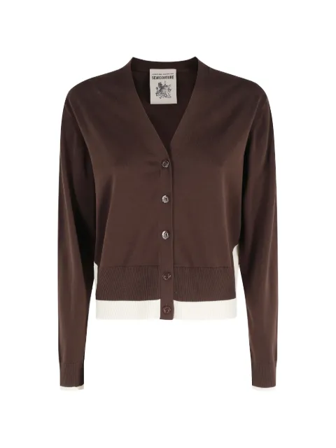 Semicouture V-neck cardigan