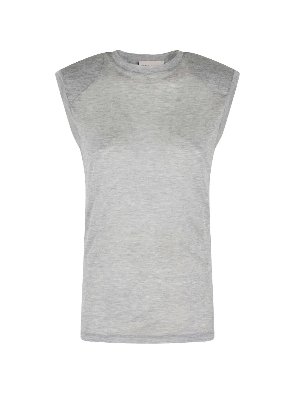 Semicouture crew-neck top - Grigio