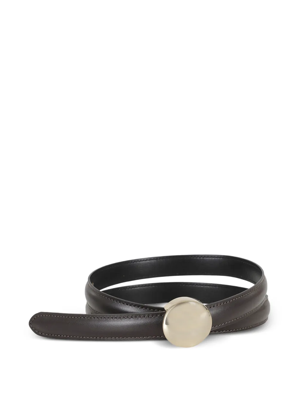  Semicouture Leather Belt - Brown 