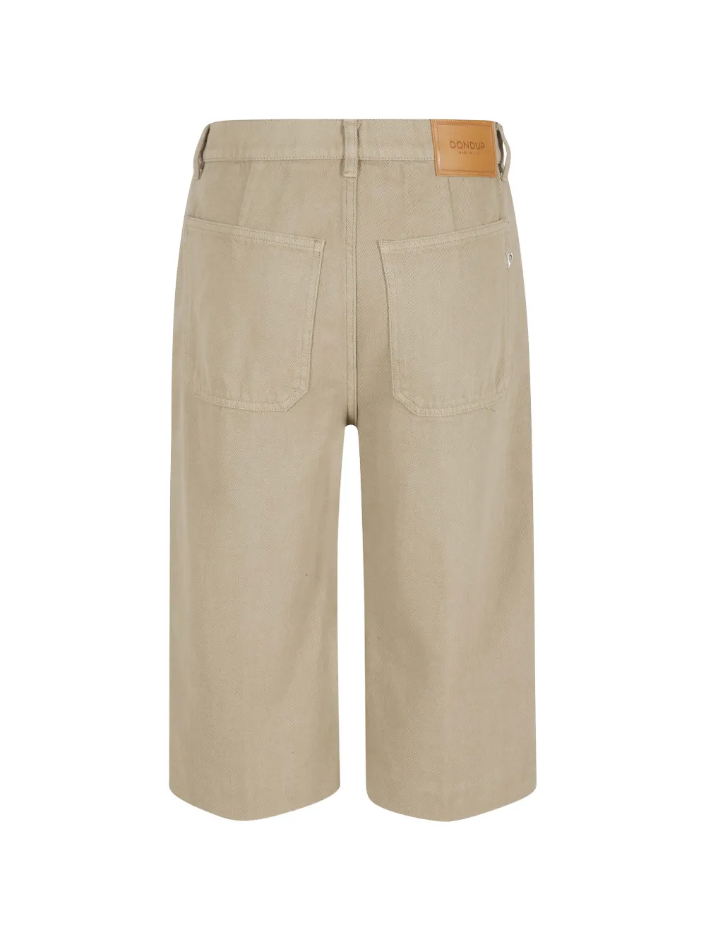  Dondup Pocket Cotton Shorts - Neutrals 