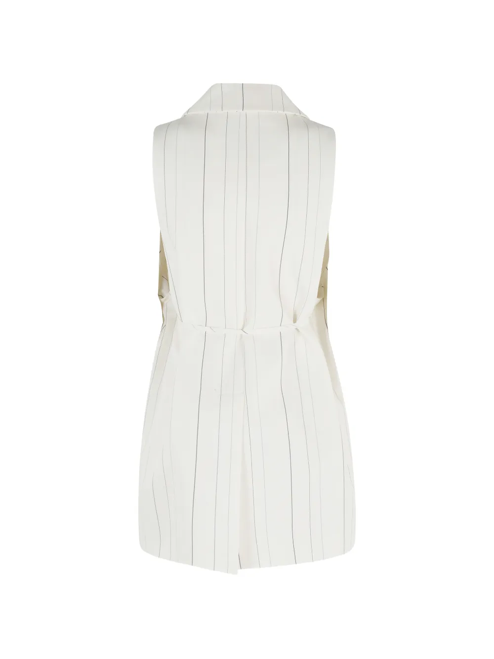 Semicouture Gestreept gilet Wit