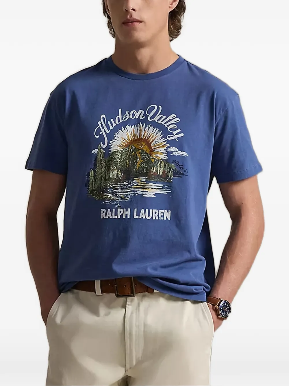 Polo Ralph Lauren graphic-print T-shirt - Blu