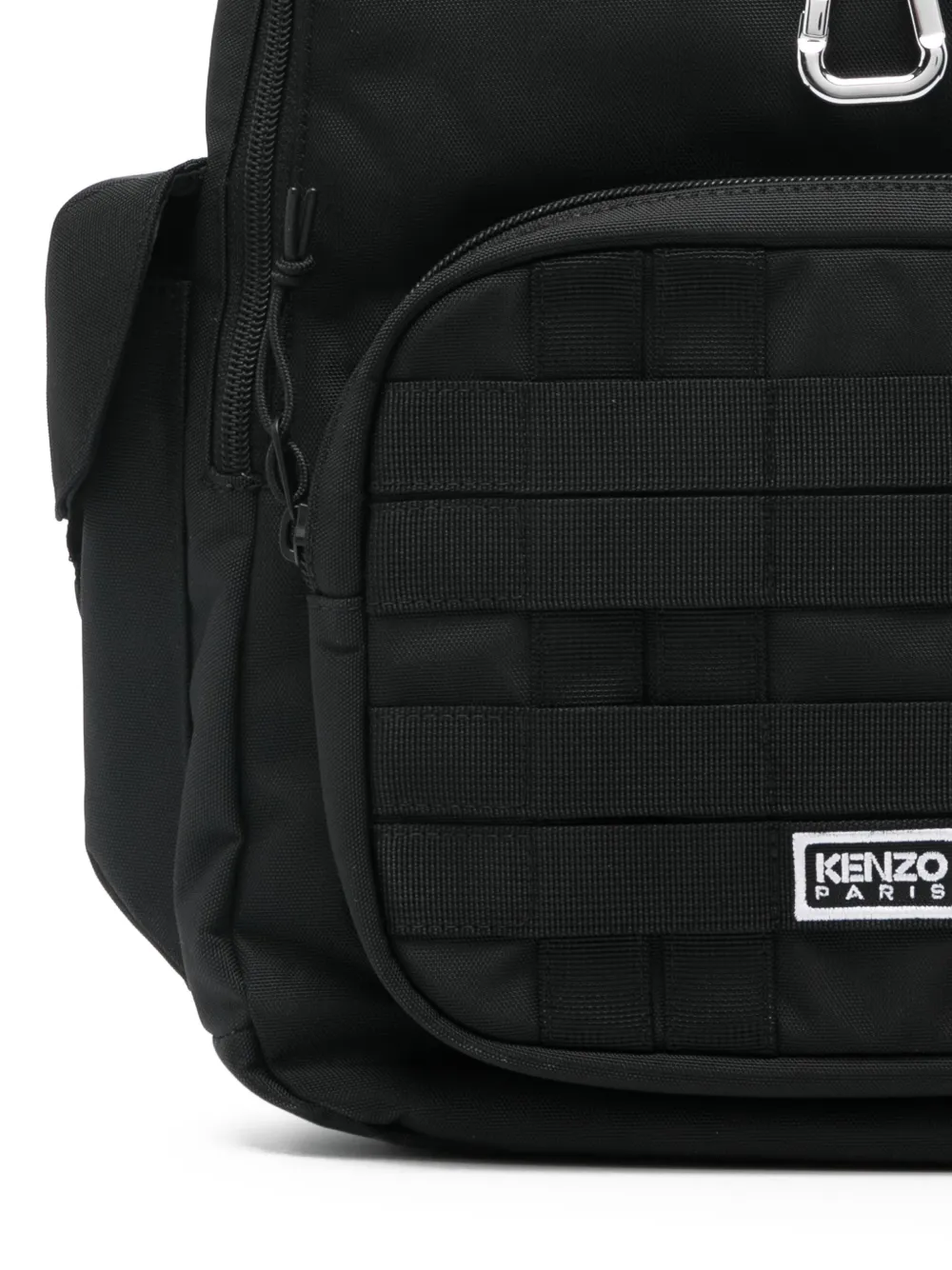 Kenzo Rugzak met geborduurd logo Zwart