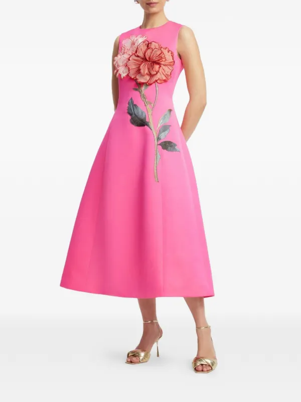leo lin rose bustier midi dress Hire Rose Blanche Bustier Dress | LEO LIN