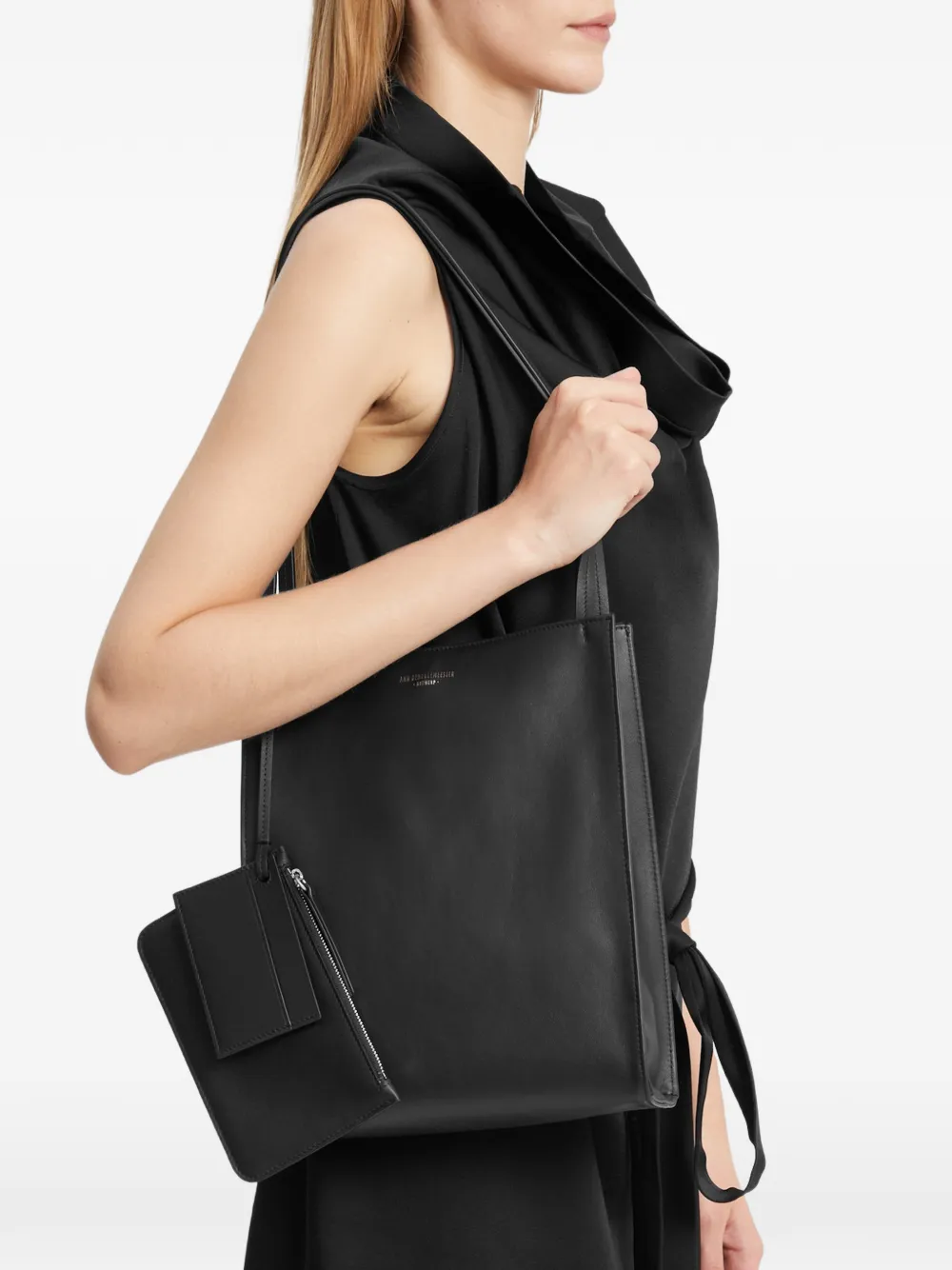  Ann Demeulemeester Large Rutt Tote Bag - Black 